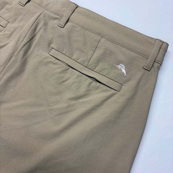 Tommy Bahama Chip Shot Island Zone 10” Short sz 35 Khaki - Picture 5 of 7